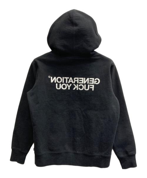 SUPREME（シュプリーム）SUPREME (シュプリーム) UNDERCOVER (アンダーカバー) 16AW  Generation Fuck You Zip Hoodie ブラック サイズ:Mの古着・服飾アイテム