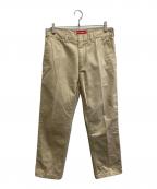 SUPREMEシュプリーム）の古着「Work Pant」｜ベージュ