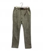 GRAMICCIグラミチ）の古着「BONDING KNIT FLEECE PANT」｜グレー×ベージュ