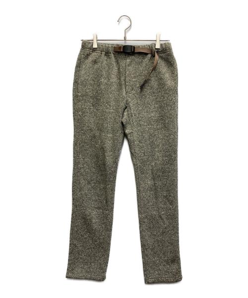 GRAMICCI（グラミチ）GRAMICCI (グラミチ) BONDING KNIT FLEECE PANT グレー×ベージュ サイズ:Sの古着・服飾アイテム