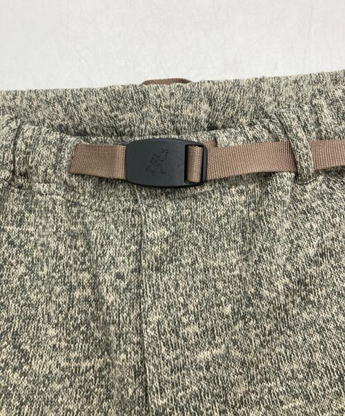 GRAMICCI（グラミチ）GRAMICCI (グラミチ) BONDING KNIT FLEECE PANT グレー×ベージュ サイズ:Sの古着・服飾アイテム