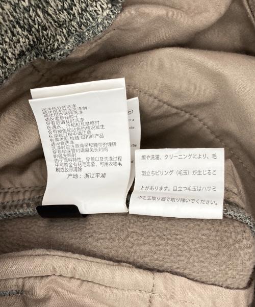 GRAMICCI（グラミチ）GRAMICCI (グラミチ) BONDING KNIT FLEECE PANT グレー×ベージュ サイズ:Sの古着・服飾アイテム