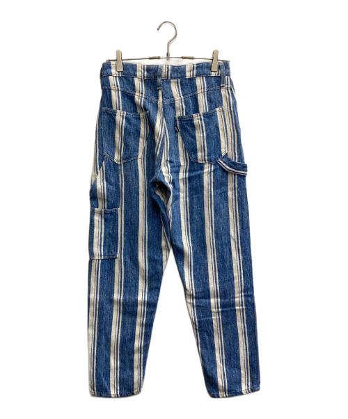 LEVI’S MADE&CRAFTED（リーバイス メイドアンドクラフテッド）LEVI’S MADE&CRAFTED (リーバイス メイドアンドクラフテッド) ペインターパンツ ブルー×ホワイト サイズ:W29の古着・服飾アイテム