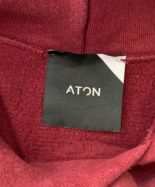 ATON（エイトン）ATON (エイトン) プルオーバーパーカー ボルドー サイズ:06の古着・服飾アイテム
