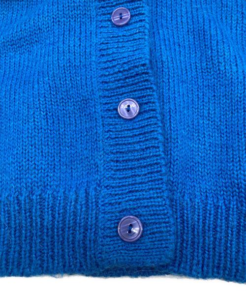 DOCKERS（ドッカーズ）DOCKERS (ドッカーズ) モヘヤ混カーディガン ブルー サイズ:Sの古着・服飾アイテム