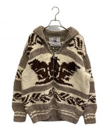 NATIVE INDIAN KNIT（ネイティブインディアンニット）の古着「カウチンニットカーディガン」｜ベージュ