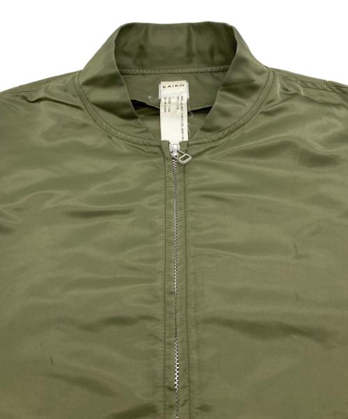 kaiko（カイコー）kaiko (カイコー) FORCELESS JACKET NYLON グリーン サイズ:Lの古着・服飾アイテム