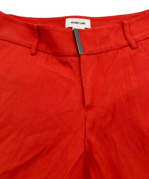 HELMUT LANG（ヘルムートラング）HELMUT LANG (ヘルムートラング) ストレートパンツ レッドの古着・服飾アイテム