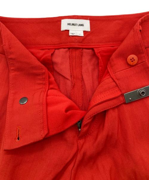 HELMUT LANG（ヘルムートラング）HELMUT LANG (ヘルムートラング) ストレートパンツ レッドの古着・服飾アイテム