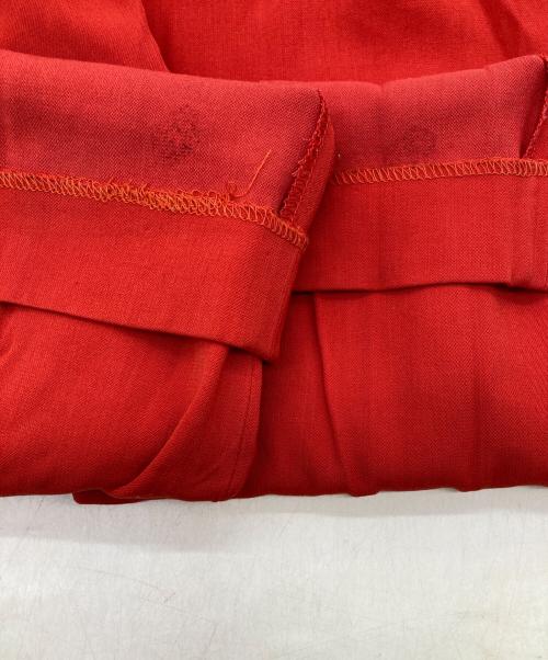 HELMUT LANG（ヘルムートラング）HELMUT LANG (ヘルムートラング) ストレートパンツ レッドの古着・服飾アイテム