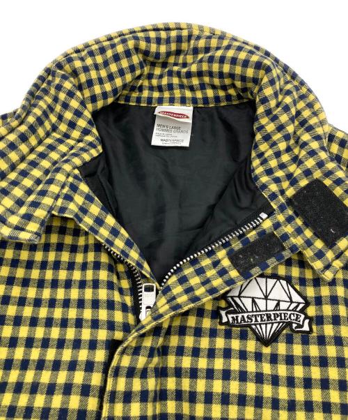 master-piece（マスターピース）master-piece (マスターピース) チェックジャケット イエロー サイズ:Lの古着・服飾アイテム