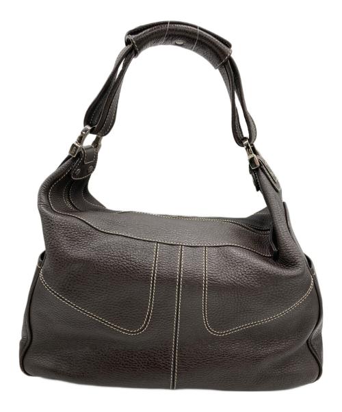 TOD'S（トッズ）TOD'S (トッズ) ハンドバッグ ブラウンの古着・服飾アイテム