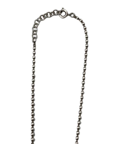 agete（アガット）agete (アガット) レッドストーンネックレス シルバーの古着・服飾アイテム