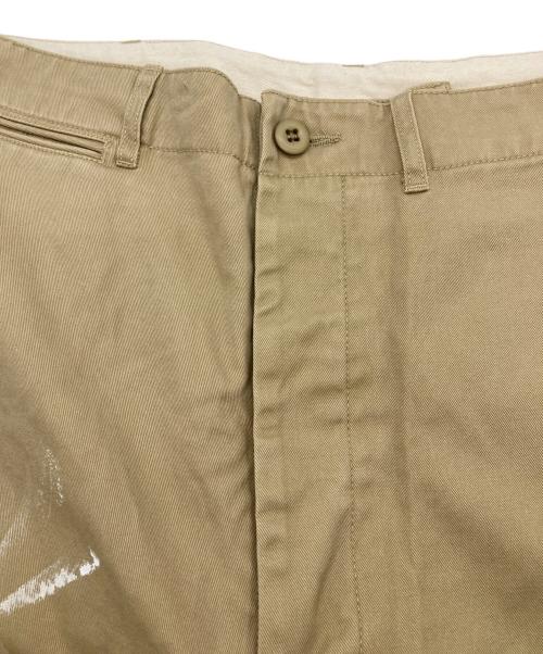 417 by EDIFICE（417 バイ エディフィス）417 by EDIFICE (417 バイ エディフィス) M45 CURVE CHINO PAINT ベージュ サイズ:Lの古着・服飾アイテム