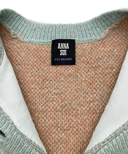 ANNA SUI（アナスイ）ANNA SUI (アナスイ) Lily Brown (リリーブラウン) カーディガン ブルー サイズ:FREEの古着・服飾アイテム