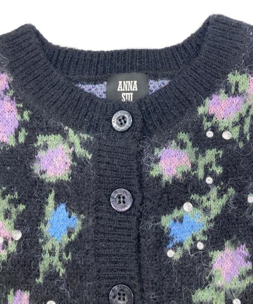 ANNA SUI（アナスイ）ANNA SUI (アナスイ) Lily Brown (リリーブラウン) カーディガン ブラック サイズ:FREEの古着・服飾アイテム