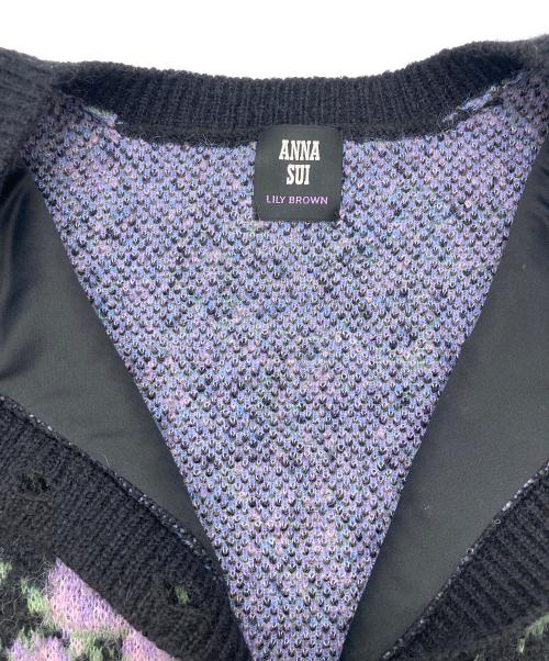 ANNA SUI（アナスイ）ANNA SUI (アナスイ) Lily Brown (リリーブラウン) カーディガン ブラック サイズ:FREEの古着・服飾アイテム