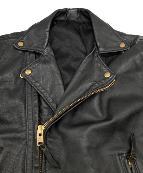 Langlitz Leathers（ラングリッツレザー）Langlitz Leathers (ラングリッツレザー) 80’s レザーダブルライダースジャケット ブラック サイズ:不明の古着・服飾アイテム