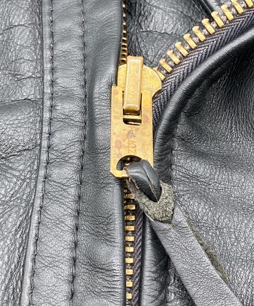 Langlitz Leathers（ラングリッツレザー）Langlitz Leathers (ラングリッツレザー) 80’s レザーダブルライダースジャケット ブラック サイズ:不明の古着・服飾アイテム