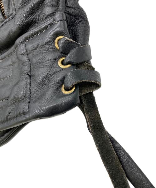 Langlitz Leathers（ラングリッツレザー）Langlitz Leathers (ラングリッツレザー) 80’s レザーダブルライダースジャケット ブラック サイズ:不明の古着・服飾アイテム