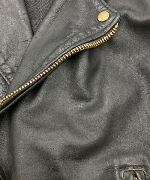 Langlitz Leathers（ラングリッツレザー）Langlitz Leathers (ラングリッツレザー) 80’s レザーダブルライダースジャケット ブラック サイズ:不明の古着・服飾アイテム