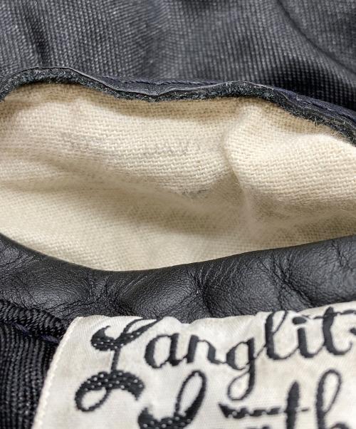 Langlitz Leathers（ラングリッツレザー）Langlitz Leathers (ラングリッツレザー) 80’s レザーダブルライダースジャケット ブラック サイズ:不明の古着・服飾アイテム