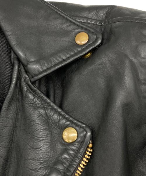 Langlitz Leathers（ラングリッツレザー）Langlitz Leathers (ラングリッツレザー) 80’s レザーダブルライダースジャケット ブラック サイズ:不明の古着・服飾アイテム