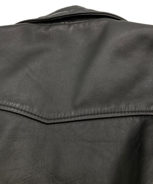 Langlitz Leathers（ラングリッツレザー）Langlitz Leathers (ラングリッツレザー) 80’s レザーダブルライダースジャケット ブラック サイズ:不明の古着・服飾アイテム