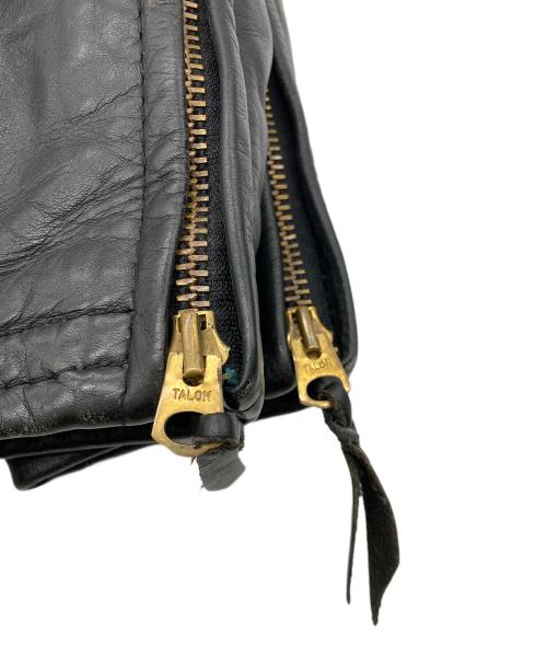 Langlitz Leathers（ラングリッツレザー）Langlitz Leathers (ラングリッツレザー) 80’s レザーダブルライダースジャケット ブラック サイズ:不明の古着・服飾アイテム