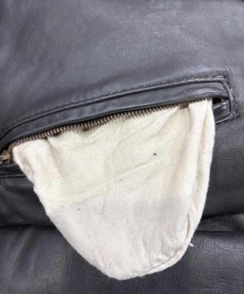 Langlitz Leathers（ラングリッツレザー）Langlitz Leathers (ラングリッツレザー) 80’s レザーダブルライダースジャケット ブラック サイズ:不明の古着・服飾アイテム