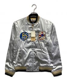 BUZZ RICKSON'S（バズリクソンズ）の古着「SATIN TOUR JACKET」｜シルバー