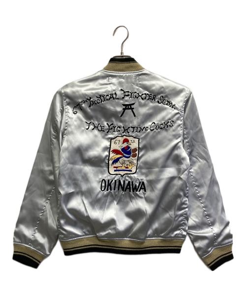 BUZZ RICKSON'S（バズリクソンズ）BUZZ RICKSON'S (バズリクソンズ) SATIN TOUR JACKET シルバー サイズ:36の古着・服飾アイテム