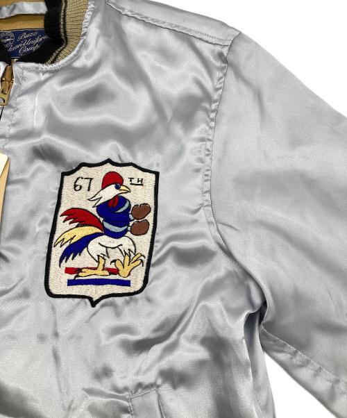 BUZZ RICKSON'S（バズリクソンズ）BUZZ RICKSON'S (バズリクソンズ) SATIN TOUR JACKET シルバー サイズ:36の古着・服飾アイテム