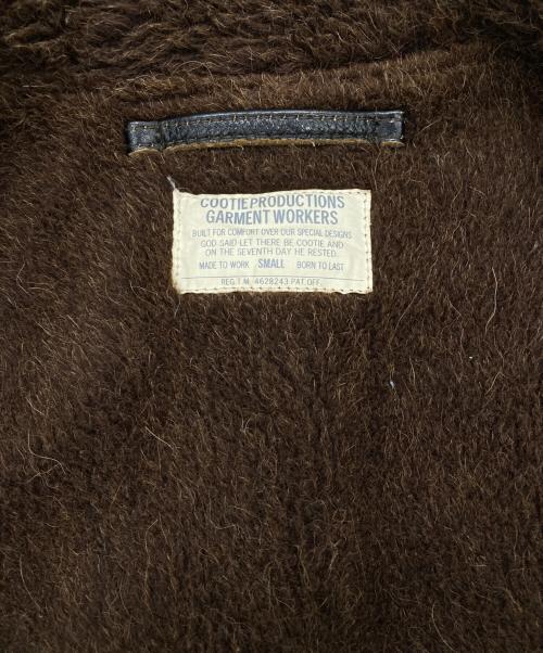 COOTIE PRODUCTIONS（クーティープロダクツ）COOTIE PRODUCTIONS (クーティープロダクツ) レザー N-1 デッキジャケット ブラック サイズ:Sの古着・服飾アイテム