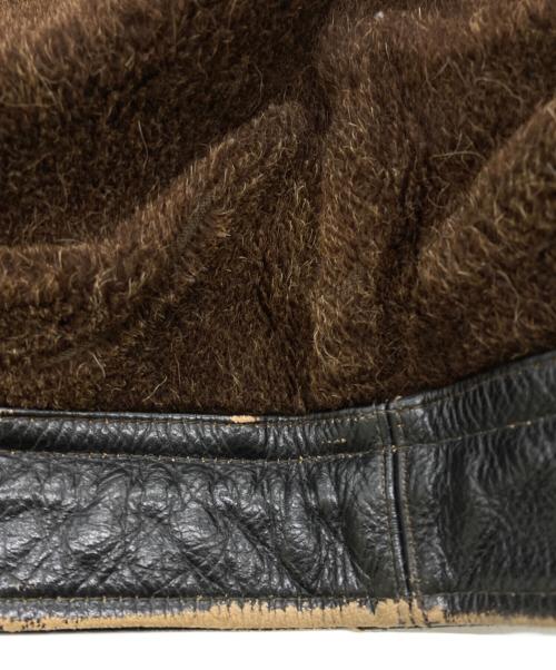 COOTIE PRODUCTIONS（クーティープロダクツ）COOTIE PRODUCTIONS (クーティープロダクツ) レザー N-1 デッキジャケット ブラック サイズ:Sの古着・服飾アイテム