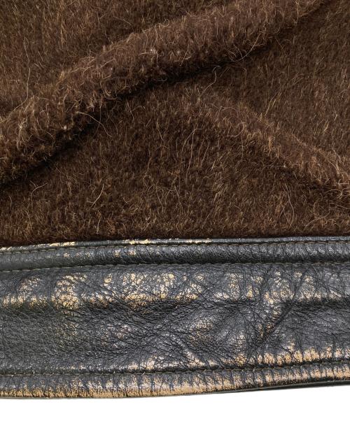 COOTIE PRODUCTIONS（クーティープロダクツ）COOTIE PRODUCTIONS (クーティープロダクツ) レザー N-1 デッキジャケット ブラック サイズ:Sの古着・服飾アイテム