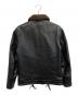 COOTIE PRODUCTIONS (クーティープロダクツ) レザー N-1 デッキジャケット ブラック サイズ:S：45000円