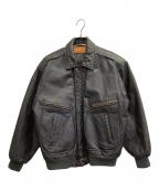 mission impossibleミッション インポッシブル）の古着「レザージャケット」｜ブラウン