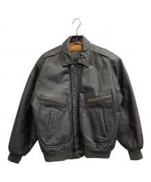 mission impossible（ミッション インポッシブル）の古着「レザージャケット」｜ブラウン