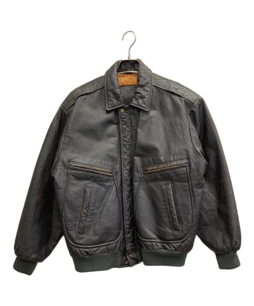 mission impossible（ミッション インポッシブル）mission impossible (ミッション インポッシブル) レザージャケット ブラウン サイズ:Sの古着・服飾アイテム