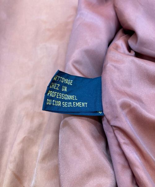 mission impossible（ミッション インポッシブル）mission impossible (ミッション インポッシブル) レザージャケット ブラウン サイズ:Sの古着・服飾アイテム