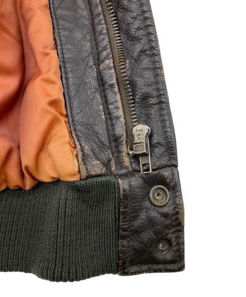 mission impossible（ミッション インポッシブル）mission impossible (ミッション インポッシブル) レザージャケット ブラウン サイズ:Sの古着・服飾アイテム