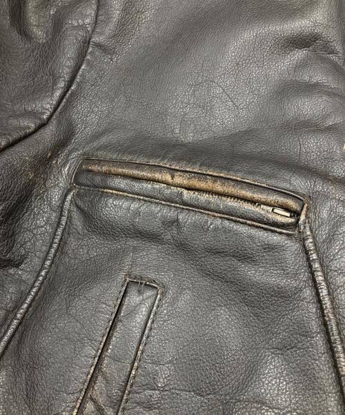 mission impossible（ミッション インポッシブル）mission impossible (ミッション インポッシブル) レザージャケット ブラウン サイズ:Sの古着・服飾アイテム