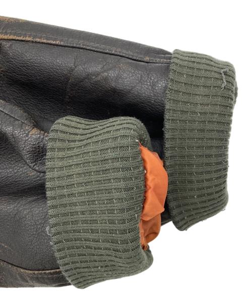 mission impossible（ミッション インポッシブル）mission impossible (ミッション インポッシブル) レザージャケット ブラウン サイズ:Sの古着・服飾アイテム