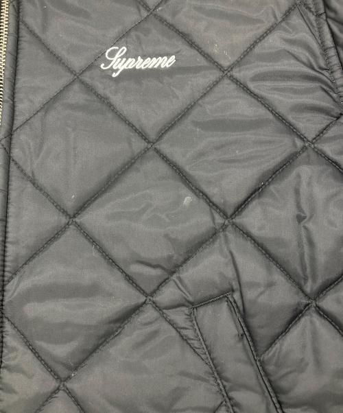 SUPREME（シュプリーム）Supreme (シュプリーム) 16SS Sequin Patch Quilted Bomber Jacket ブラック サイズ:Mの古着・服飾アイテム