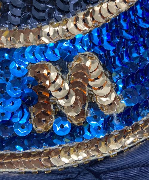 SUPREME（シュプリーム）Supreme (シュプリーム) 16SS Sequin Patch Quilted Bomber Jacket ブラック サイズ:Mの古着・服飾アイテム