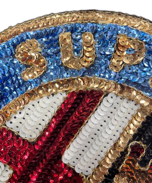 SUPREME（シュプリーム）Supreme (シュプリーム) 16SS Sequin Patch Quilted Bomber Jacket ブラック サイズ:Mの古着・服飾アイテム