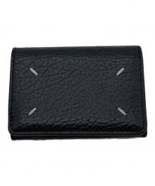 Maison Margiela（メゾンマルジェラ）の古着「3つ折り財布」｜ブラック