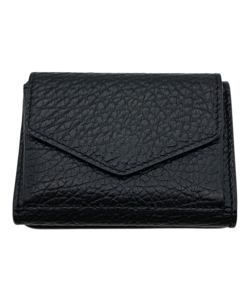 Maison Margiela（メゾンマルジェラ）Maison Margiela (メゾンマルジェラ) 3つ折り財布 ブラックの古着・服飾アイテム