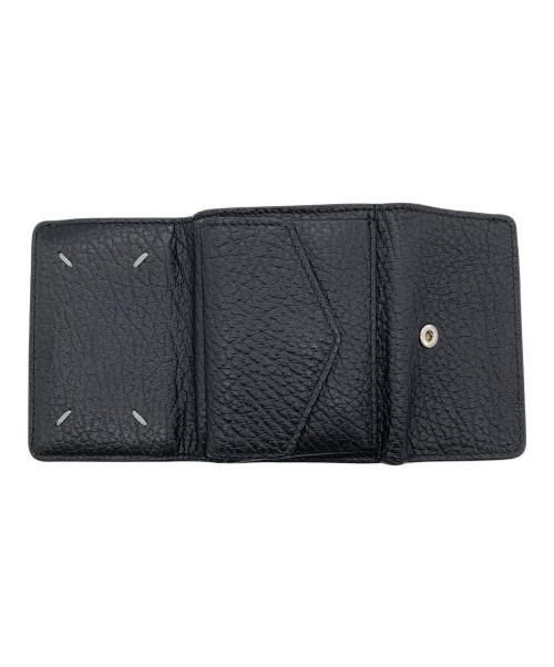 Maison Margiela（メゾンマルジェラ）Maison Margiela (メゾンマルジェラ) 3つ折り財布 ブラックの古着・服飾アイテム